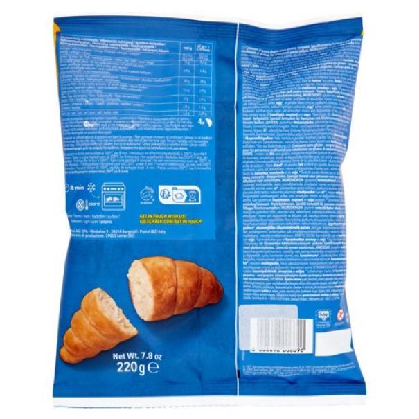 schar confezione cornetti croissant senza glutine x4 schar da 220 gr. - foto 2