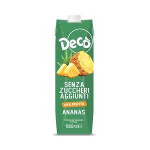 Succo d'ananas al 60% senza zucchero  da 1 lt.