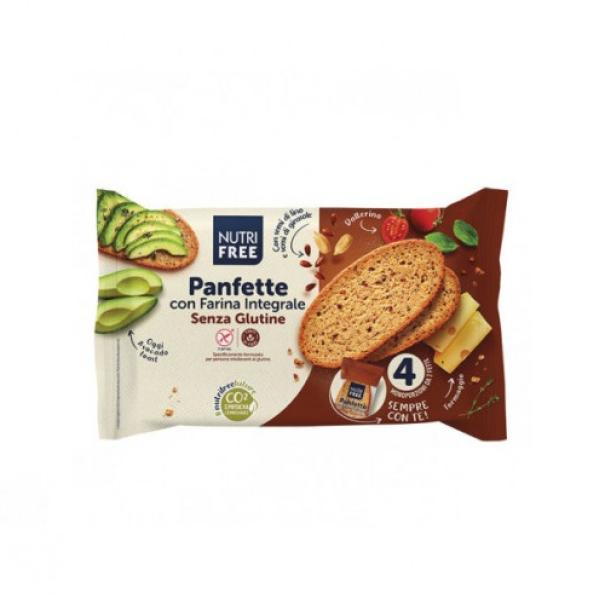 nutri free panfette con farina integrale senza glutine nutri free 340 gr. - foto 1