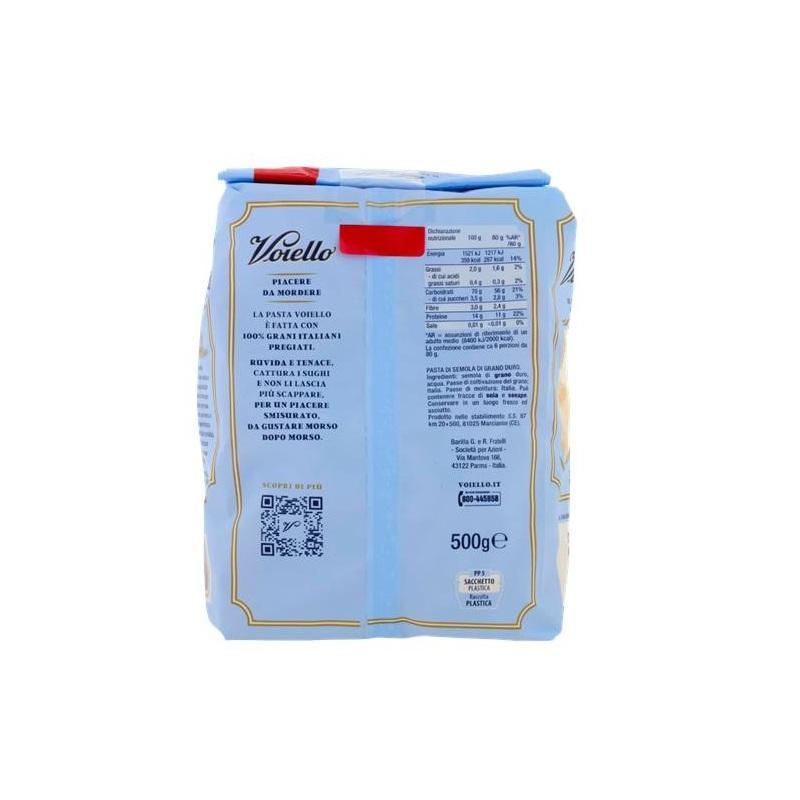voiello pasta il paccariello capriccioso n°202 grani 100% italiani trafilati al bronzo voiello 500 gr. - foto 2