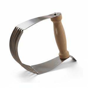 Mixer tagliapasta professionale in acciaio con manico in legno fm