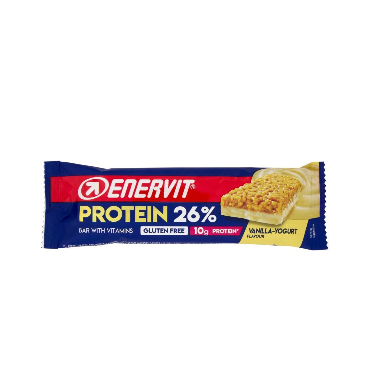 enervit barra proteica  26 vaniglia e yogurt enervit 40 gr. - foto 1