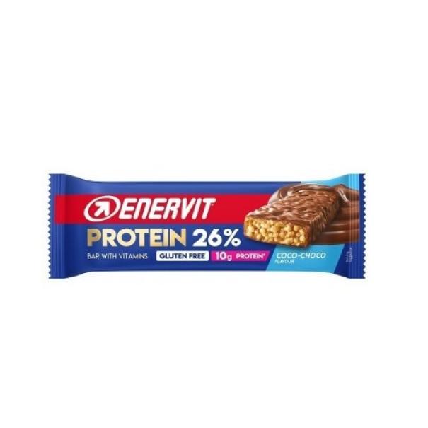 enervit barrette proteiche enervit sport protein bar 26% cocco e cioccolato choco coco 40 gr. - foto 1