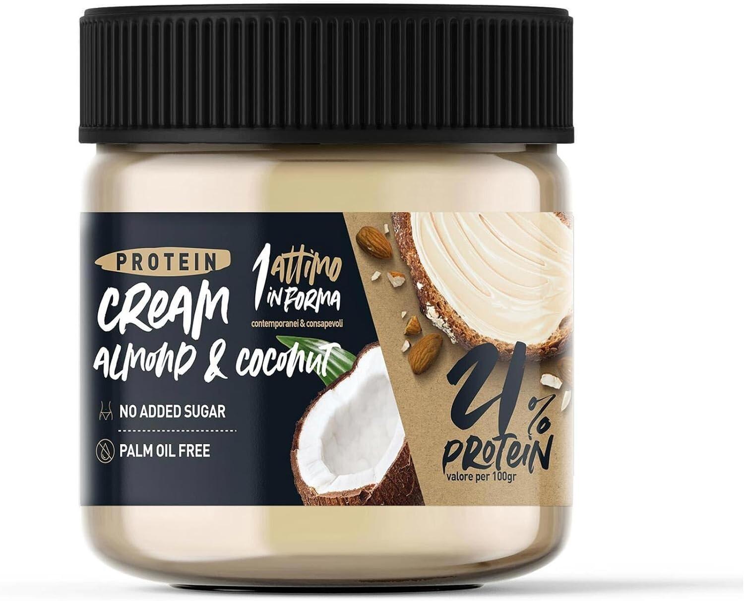 1 attimo in forma crema spalmabile proteica mandorla e cocco 1 attimo in forma 180 gr. - foto 1