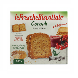 Fette biscottate ai cereali  250 gr.