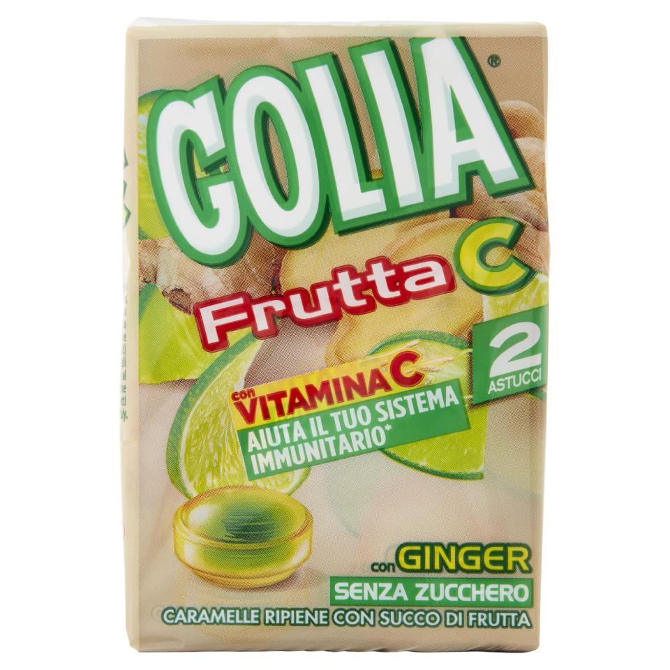 golia caramelle alla frutta con ginger e vitamina c golia 2x46 gr. - foto 1