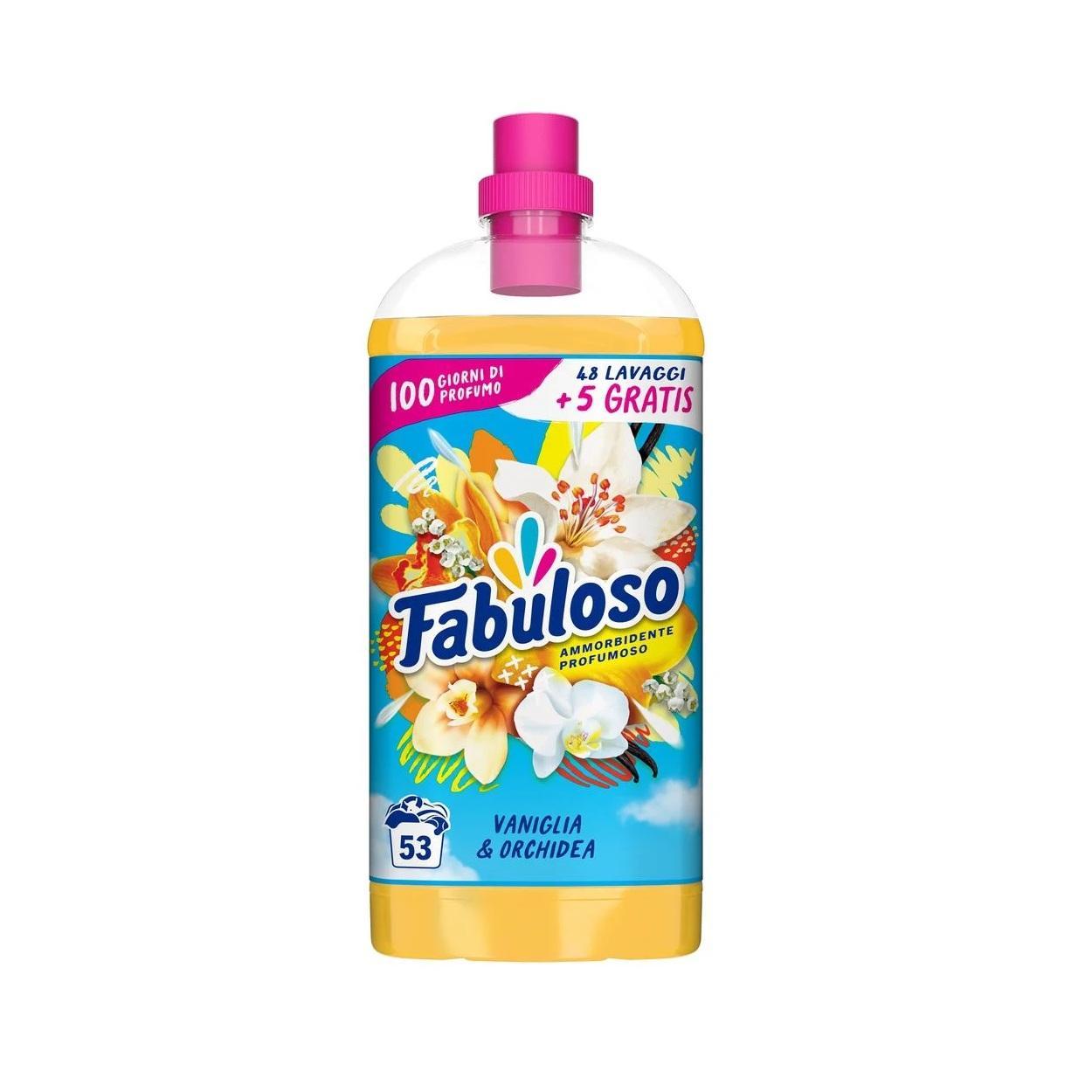 fabuloso ammorbidente concentrato profumato alla vaniglia e orchidea fabuloso x52 lavaggi 1,17 lt. - foto 1