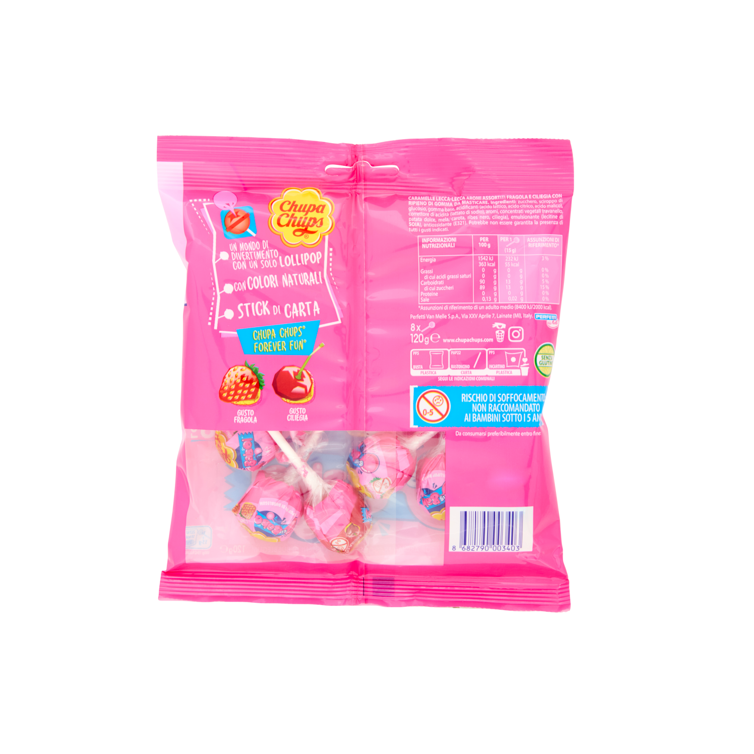 big babol caramelle lollipops chupa chups big babol x8 120 gr. - foto 2