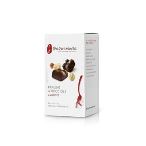 Praline al cioccolato con nocciola mix latte e fondente  150 gr.