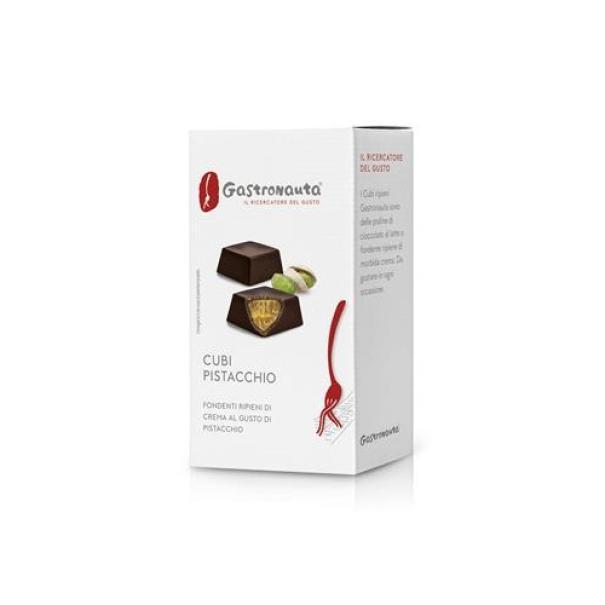 gastronauta praline di cioccolato a forma di cubi al pistacchio gastronauta 160 gr. - foto 1