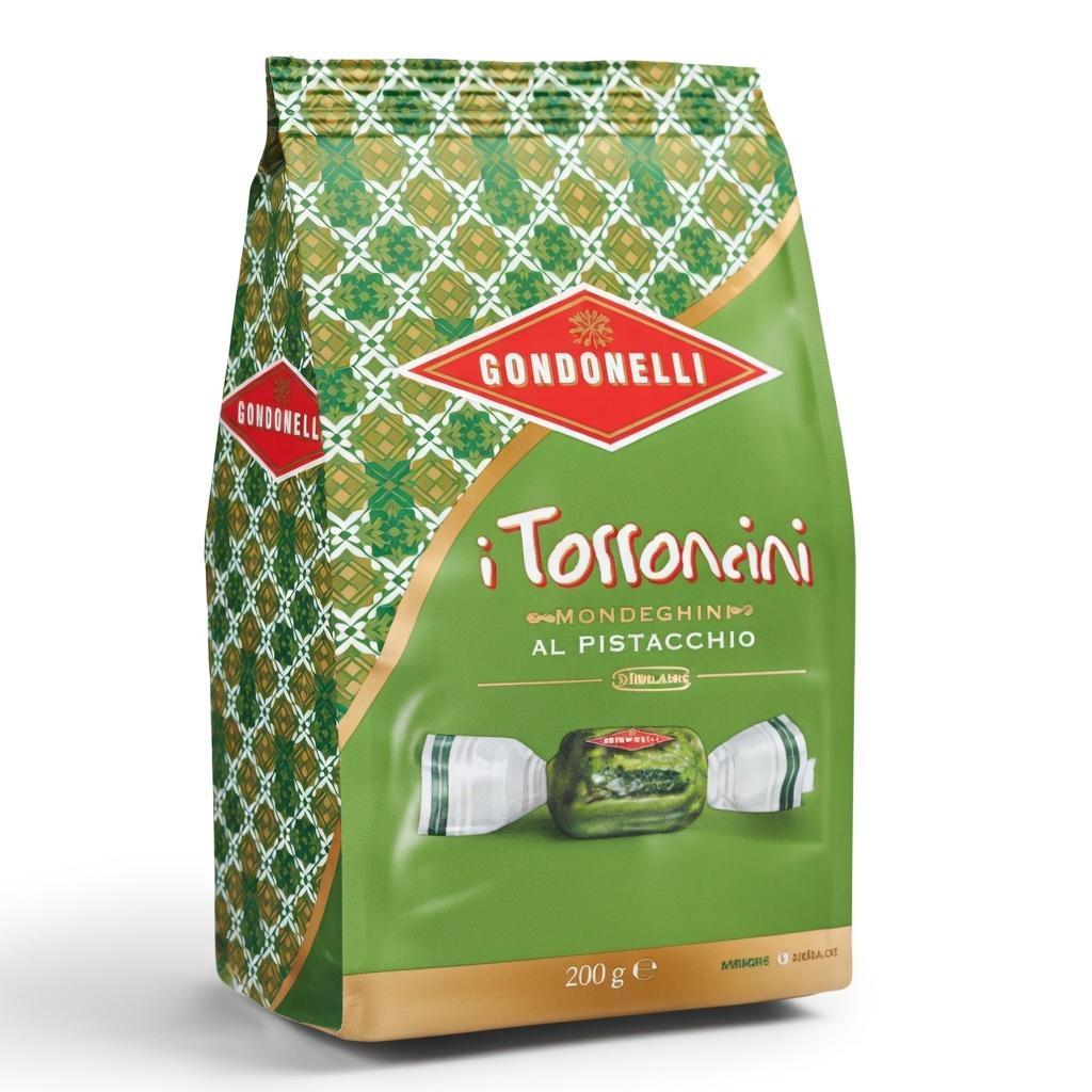 condorelli sacchetto di torroncini al gusto pistacchio condorelli da 130 gr. - foto 2