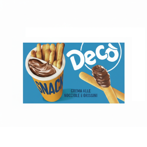 Snack dolce grissini con nocciola  x2 52 gr.