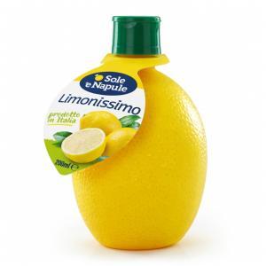 Succo di limone limonissimo in plastica singolo  da 200 ml.