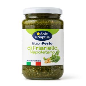 Pesto di friariello napoletano in barattolo singolo di vetro  buonpesto da 190 gr.