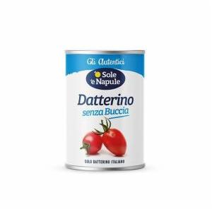 Pomodorino datterino sbucciato in succo  400 gr.