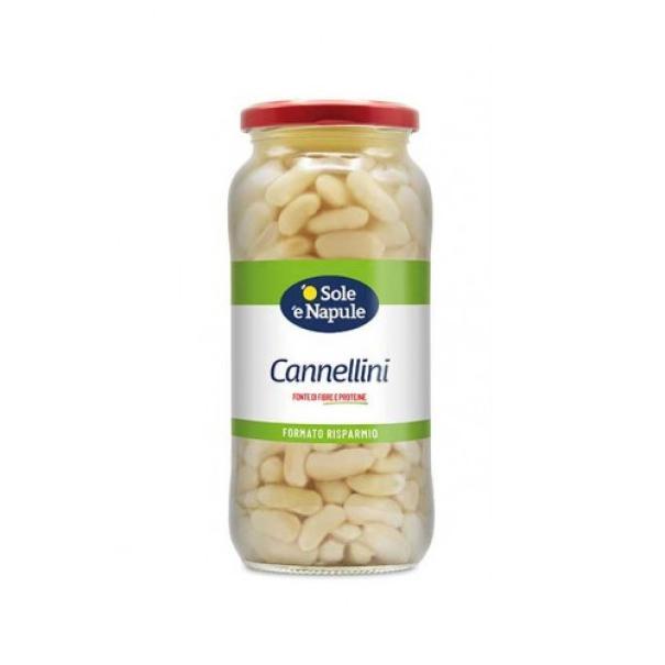 o' sole e' napule fagioli cannellini lessati pronti all'uso 'o sole 'e napule 540 gr. - foto 1