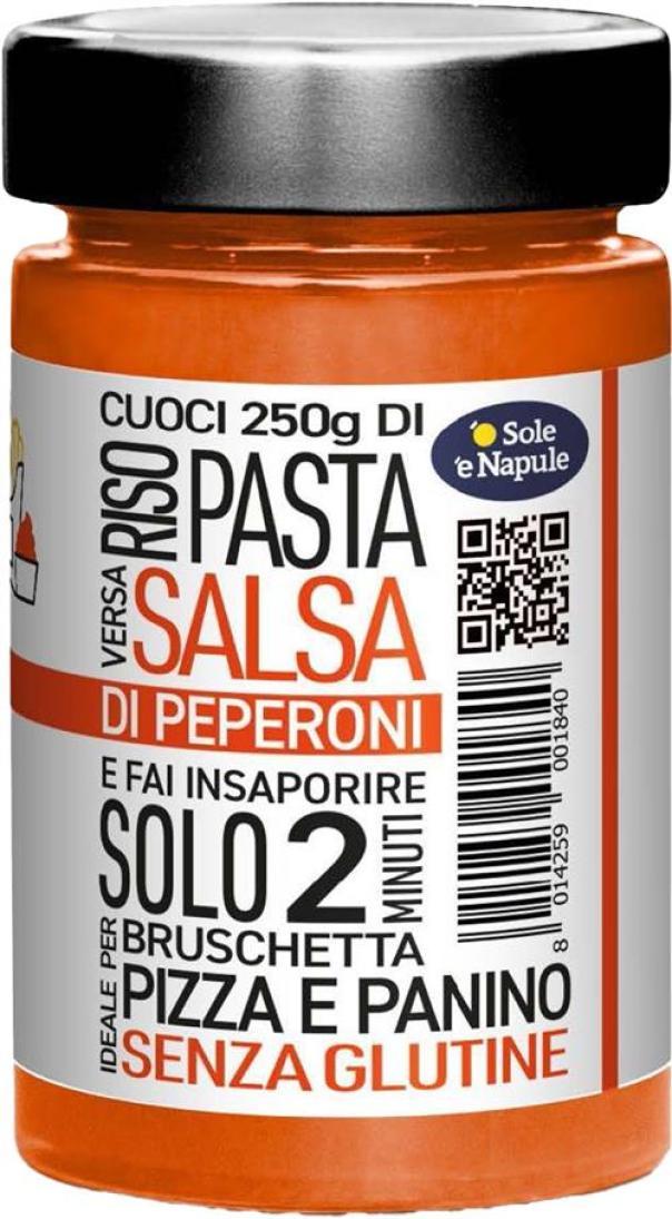 o' sole e' napule salsa per pasta e condimenti ai peperoni o sole 'e napule 190 gr. - foto 1