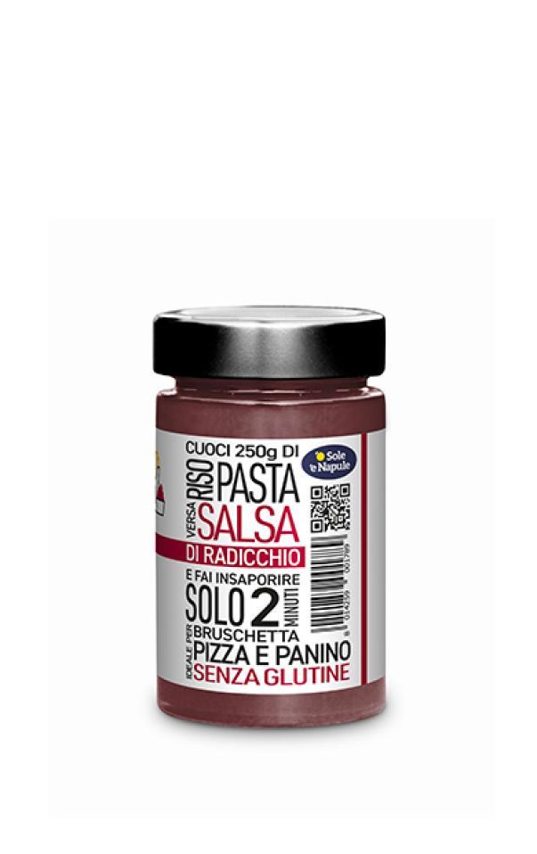 o' sole e' napule salsa per pasta e condimento al radicchio 'o sole 'e napule 190 gr. - foto 1