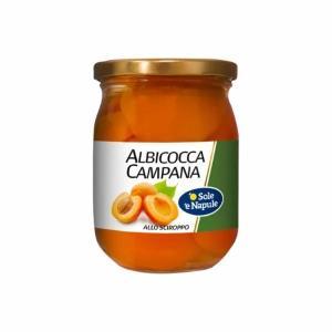 Albicocca in confezione vetro campana allo sciroppo  560 gr.