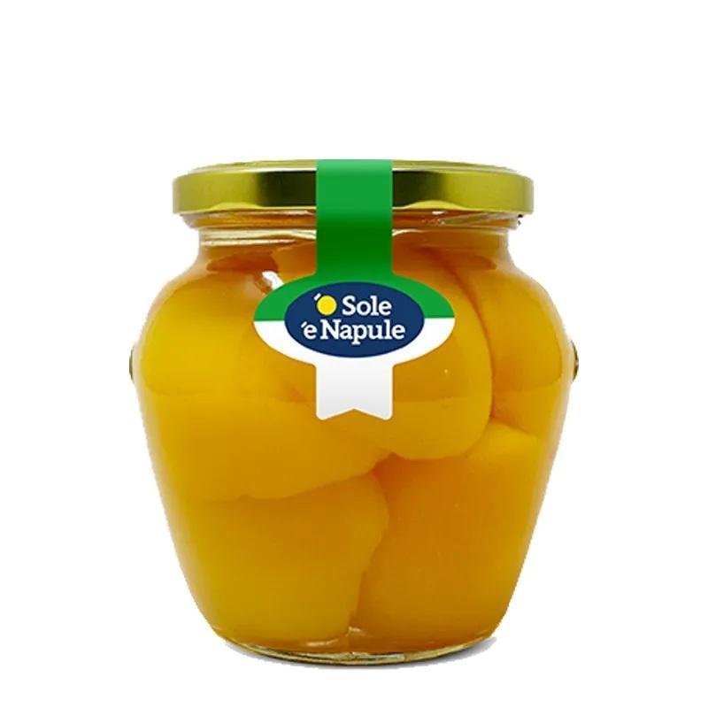 o' sole e' napule pesche sciroppo anforetta o' sole e' napule 560 gr. - foto 1