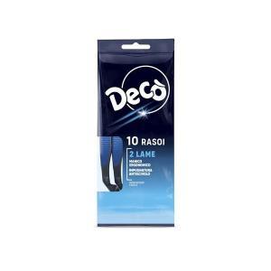 Rasoio uomo 2 lame manico ergonomico  x10 pz.