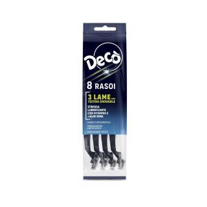 Rasoio uomo 3 lame  x8 pz.