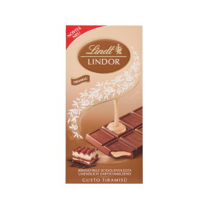 Tavoletta di cioccolato gusto tiramisu'  lindor 100 gr.