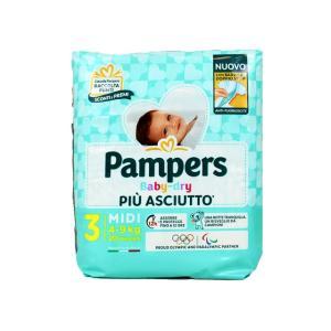 Pannolini  baby dry 3 midi 4-9 kg 20 pz.