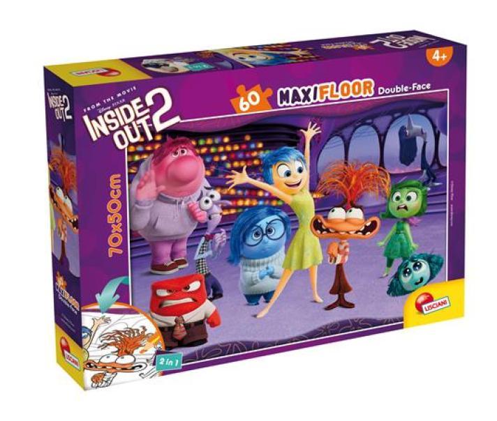 lisciani puzzle giochi maxifloor disney inside out 2 lisciani 60 pz. - foto 1