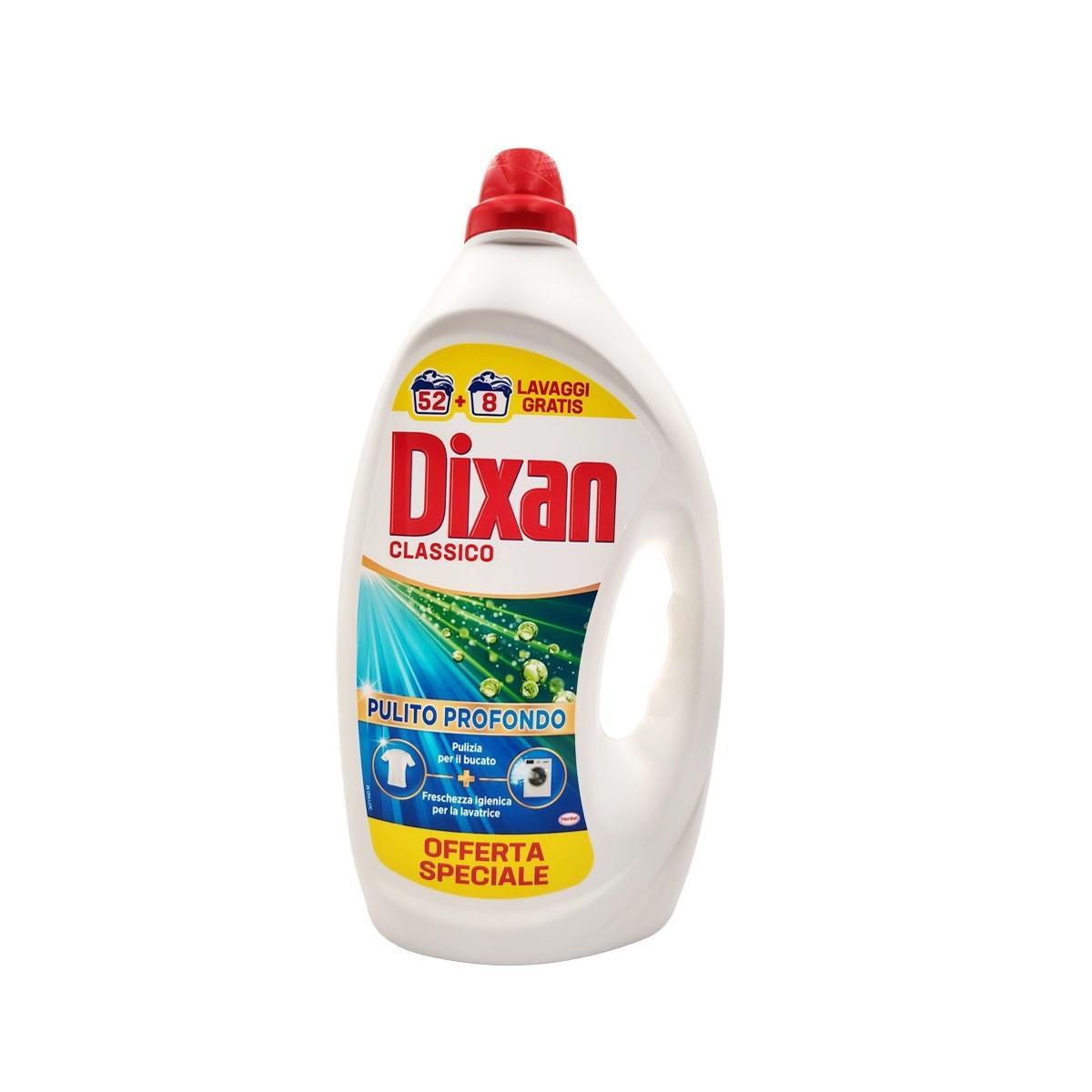 dixan detersivo liquido dixan classico per lavatrice pulito profondo 2,7 lt. - foto 1