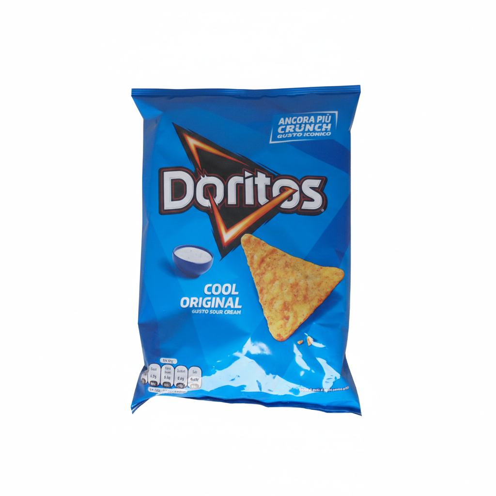 doritos snack salato tortillas mais cool original gusto sour cream doritos 140 gr. - foto 1