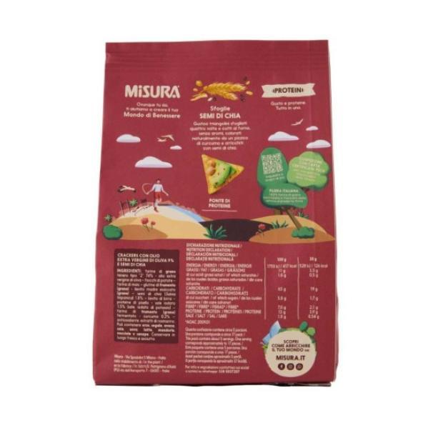 misura sfoglie con semi di chia misura protein 170 gr. - foto 2