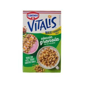 Granola con uva sultanina  vitalis classic da 500 gr.