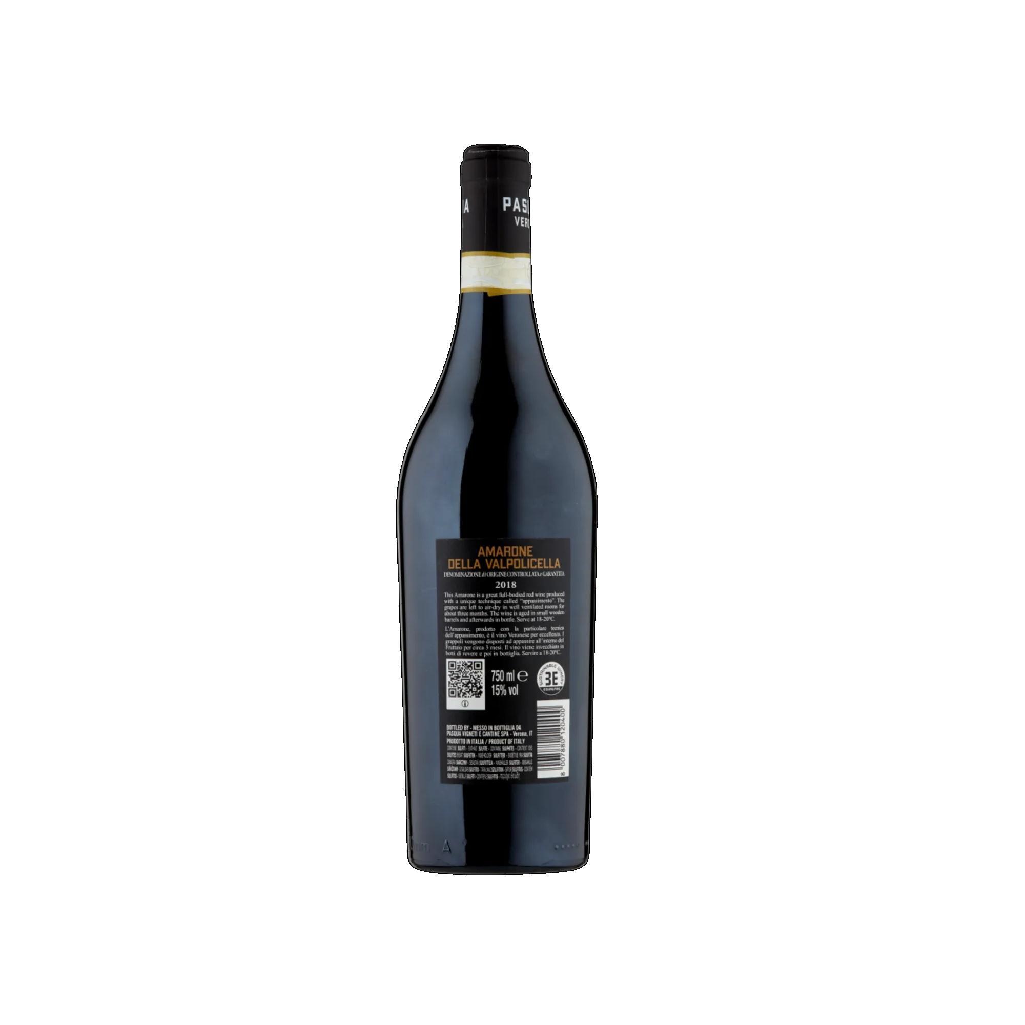 pasqua amarone della valpolicella docg pasqua black label 75 cl. - foto 2