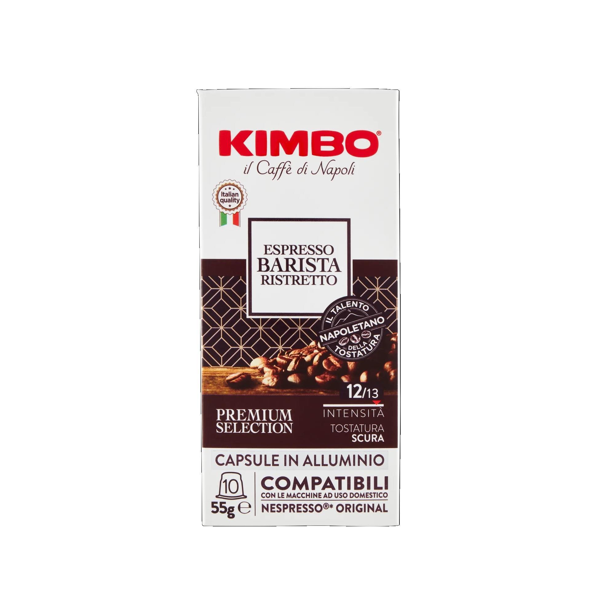 kimbo capsule di caffe' kimbo in alluminio barista compatibili nespresso original 10x5,5 gr. - foto 1