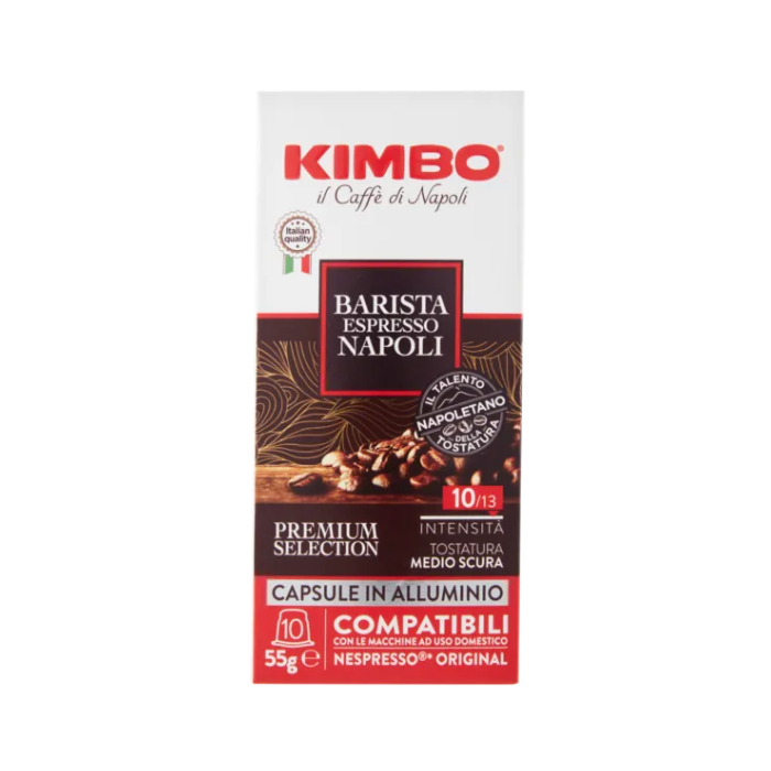 kimbo capsule kimbo barista compatibili nespresso espresso napoli 10 x 5,5 gr. - foto 1