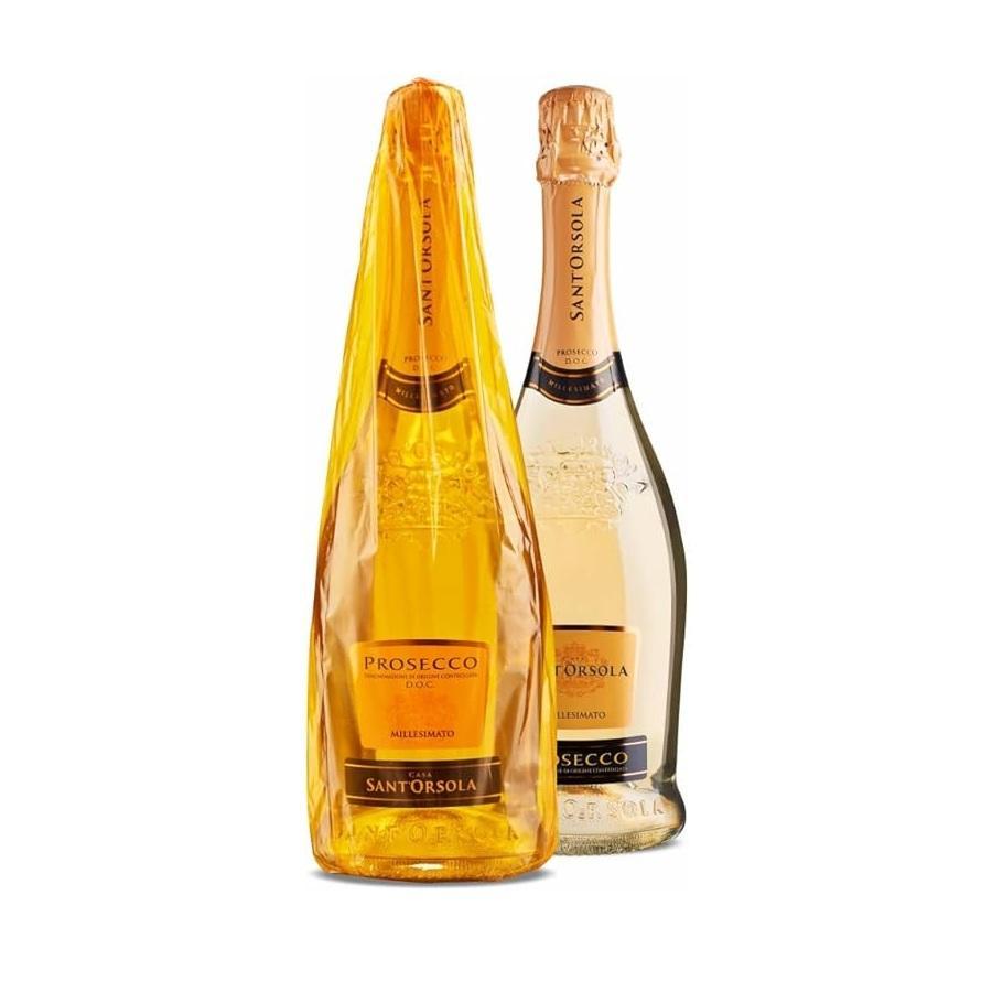 sant'orsola confezione regalo sant'orsola luxury spritz aperitivo per spritz dal gusto equilibrato prosecco doc millesimato extra dry luxury con stopper e jigger 1,45 lt. - foto 2