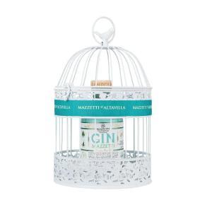 Gin in confezione regalo voliera in metallo  50 cl.