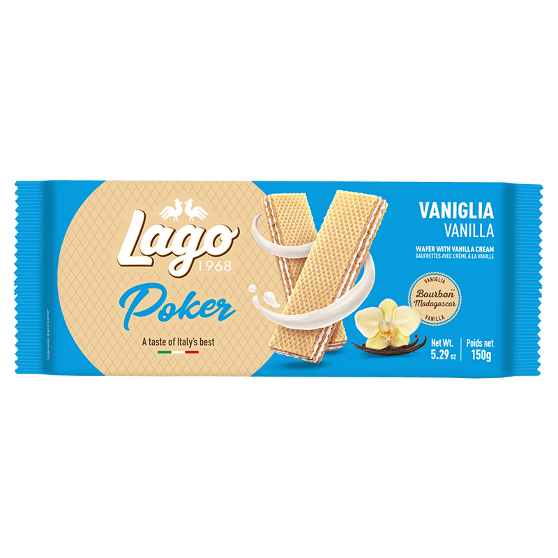 lago wafer vaniglia poker lago 150 gr. - foto 1