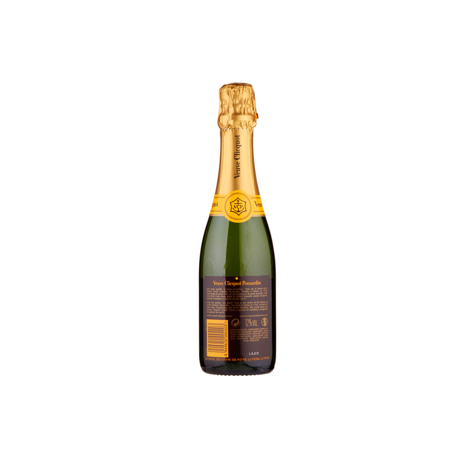 veuve cliquot champagne veuve cliquot mezza bottiglia 38 cl. - foto 2