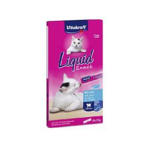 Snack liquido per gatti con omega 3  cat liquid snack da 15 grammi 6 pz.