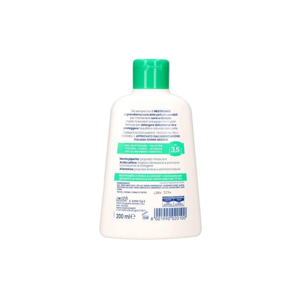 neutromed detergente intimo neutromed freschezza 2x200 ml. - foto 2