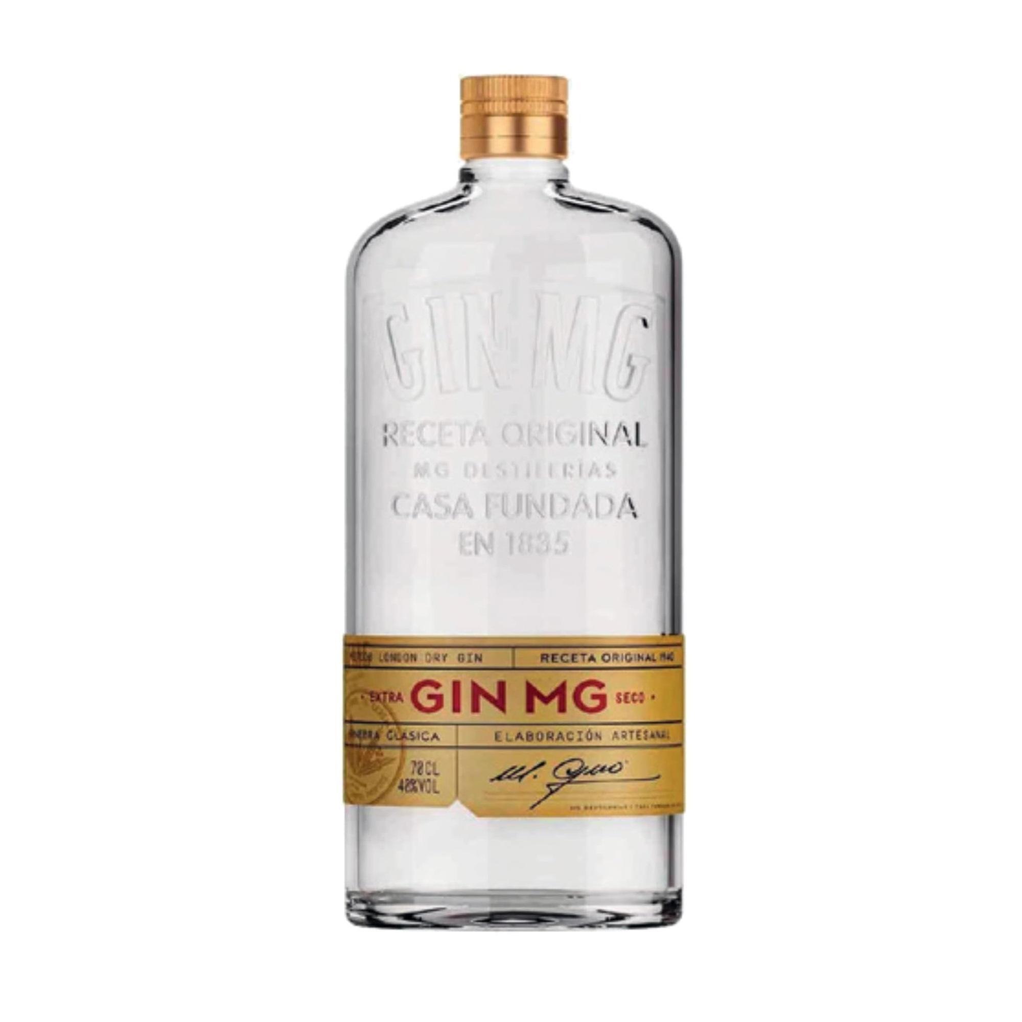 mg gin tonic premium mg gin 700 ml in confezione regalo con 4 bicchieri - foto 2