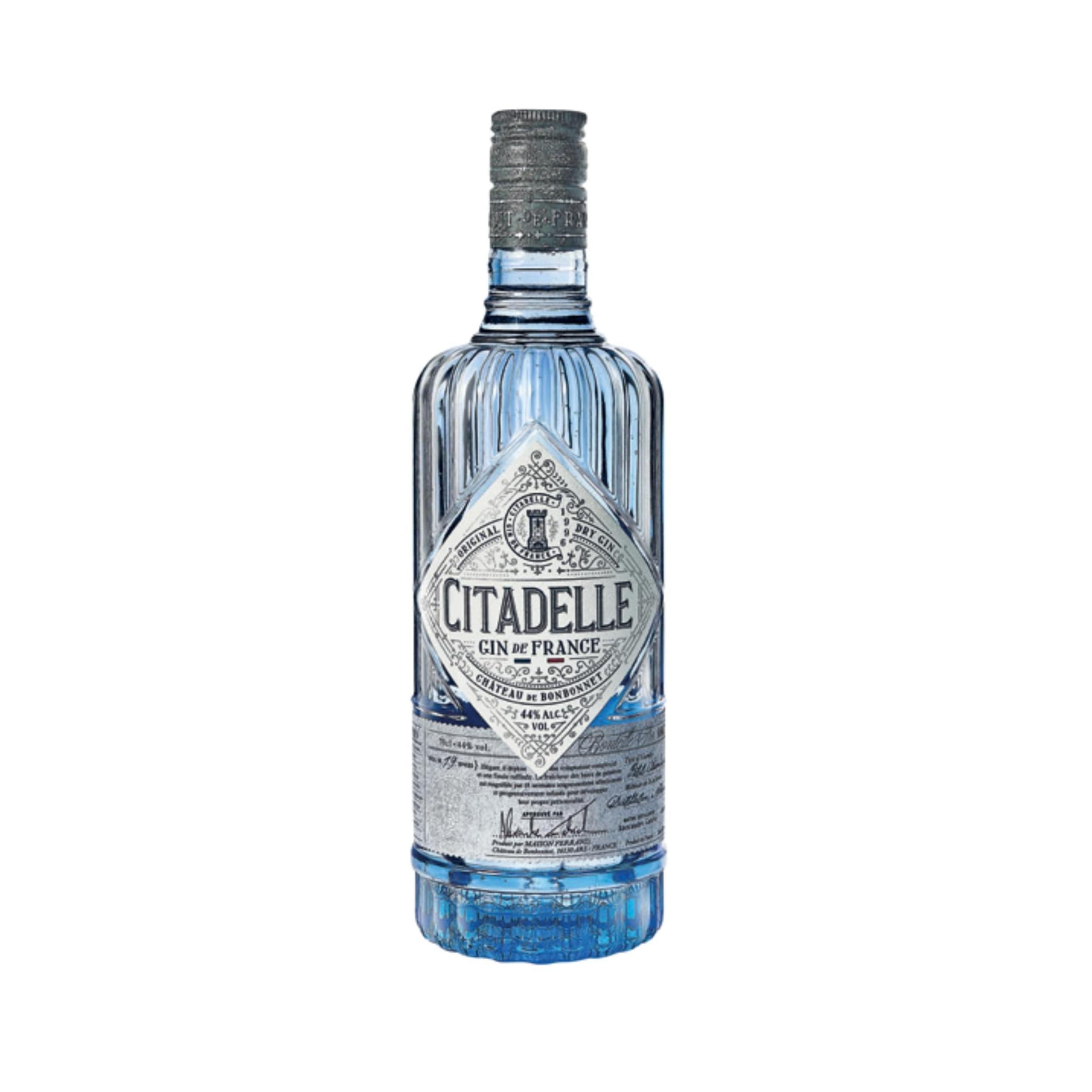 citadelle gin tonic premium original dry citadelle 700 ml. in confezione regalo con 2 tumbler alti - foto 2