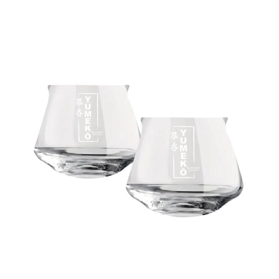 yumeko whisky giapponese yumeko confezione regalo con 2 bicchieri da degustazione 700 ml. - foto 2