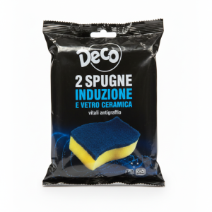 Spugne pulizia ideali per supporti ad induzione e vetro ceramica  x2 pz.