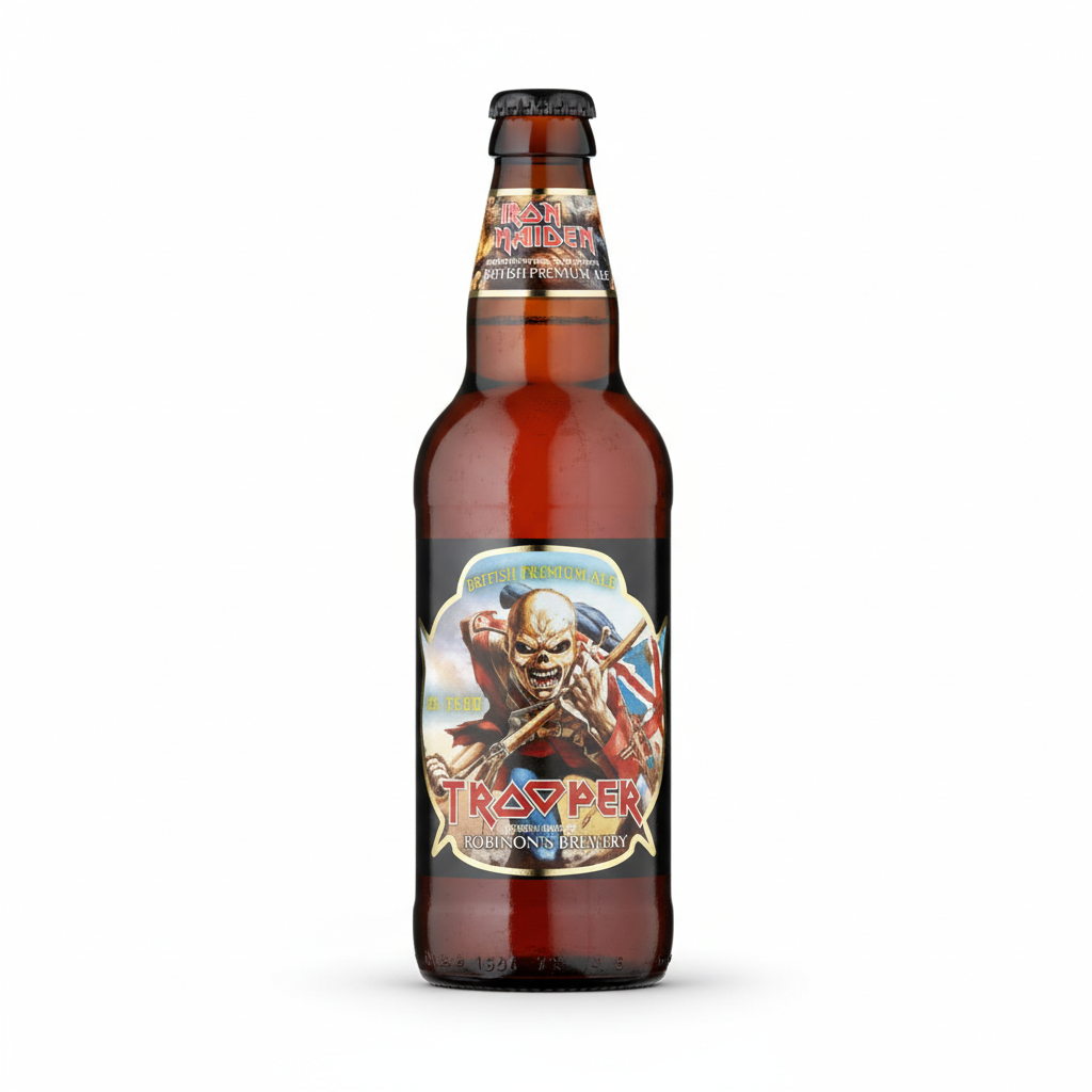 robinson's birra original ale 4,7% robinson's trooper original iron maiden 0,5 lt. - foto 1