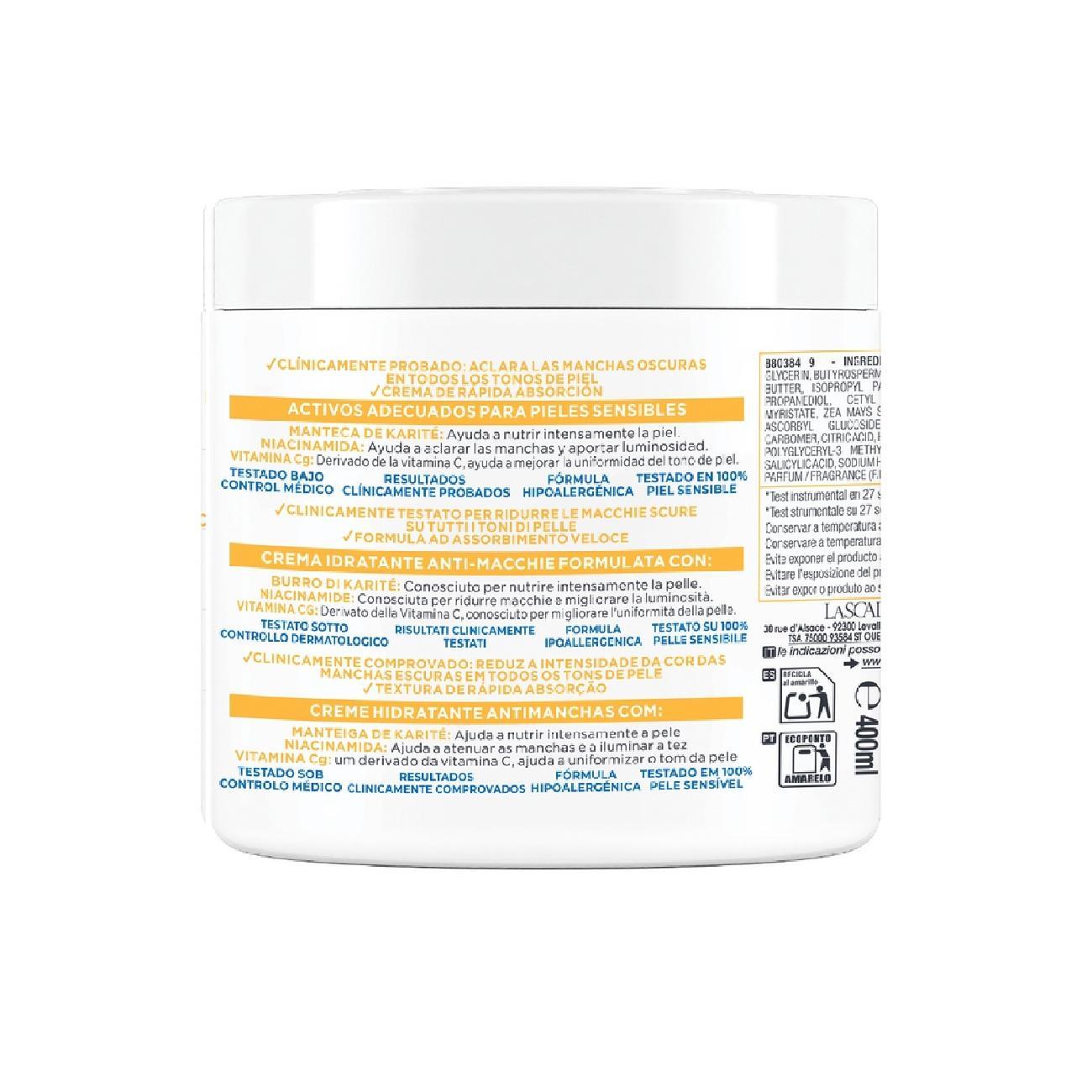 mixa crema anti macchie pelle secca e spenta vaso mixa body niacinamide bright 400 ml. - foto 2