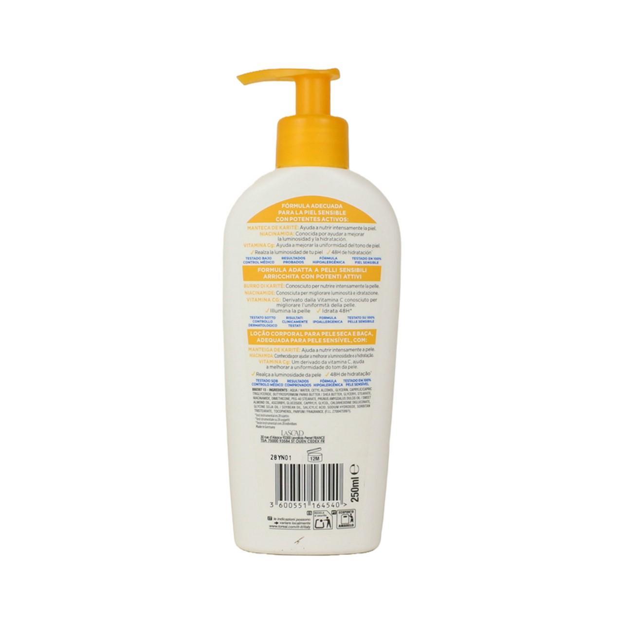 mixa crema anti macchie pelle secca e spenta mixa body niacinamide bright pump 250 ml. - foto 2