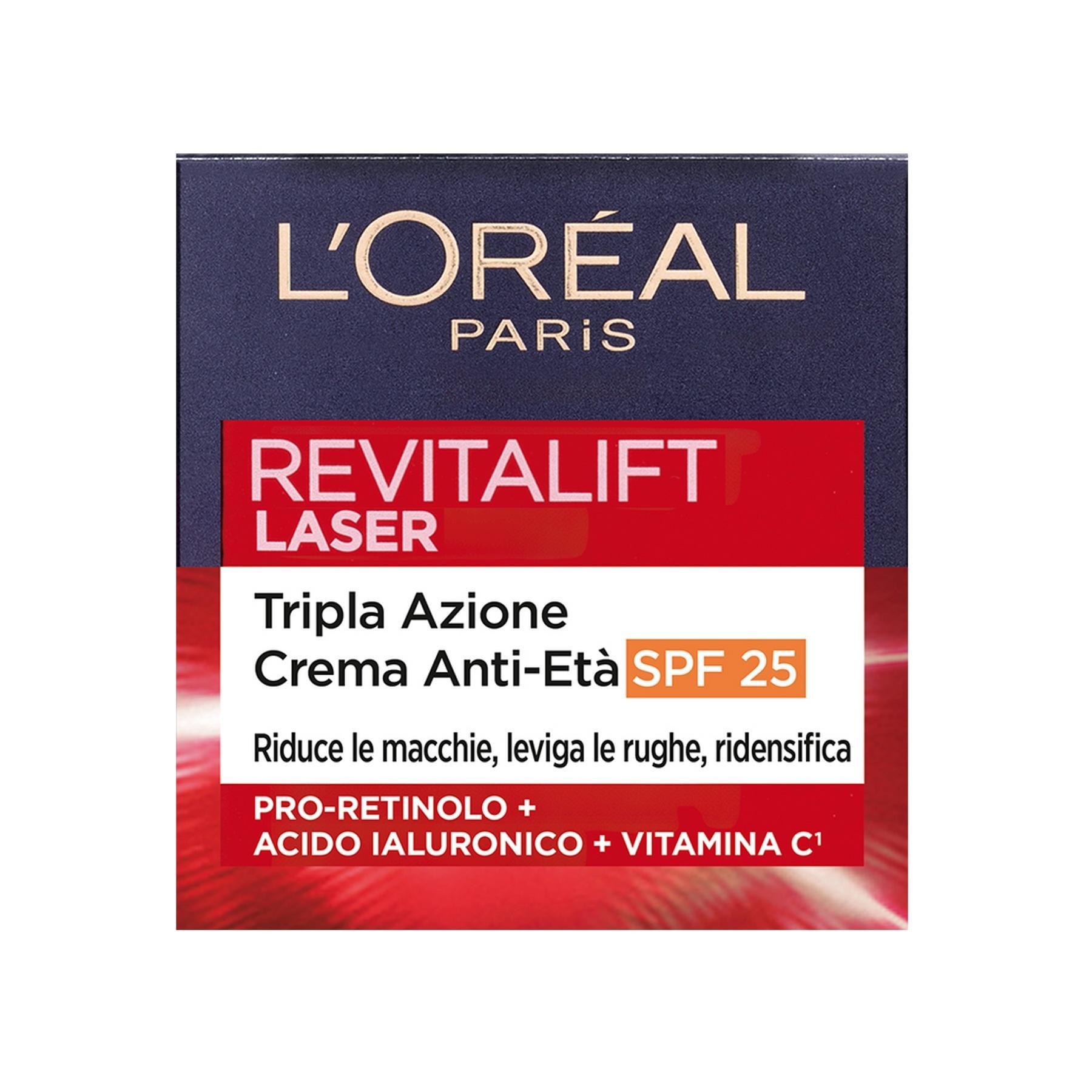l'oreal paris crema l'oreal revitalift laser tripla zione crema anti eta' spf25 50 ml - foto 2